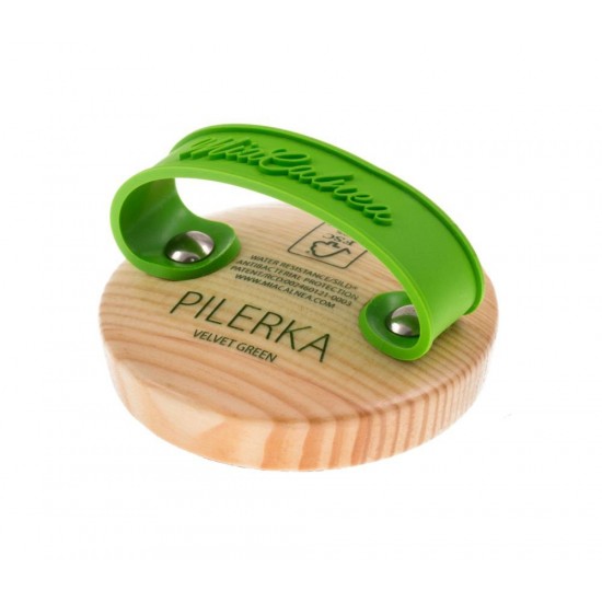 PILERKA Wooden Foot File-VELVET GREEN-SOFTTOUCH-240 grit